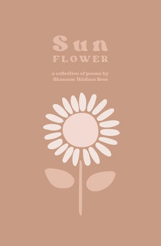 Sun Flower Poetry Book